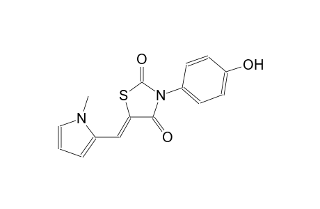 (5Z)-3-(4-hydroxyphenyl)-5-[(1-methyl-1H-pyrrol-2-yl)methylene]-1,3-thiazolidine-2,4-dione