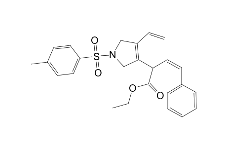 (Z)-ethyl 4-phenyl-2-(1-tosyl-4-vinyl-2,5-dihydro-1H-pyrrol-3-yl)but-3-enoate