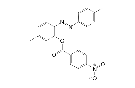 (E)-5-Methyl-2-(p-tolyldiazenyl)phenyl 4-Nitrobenzoate