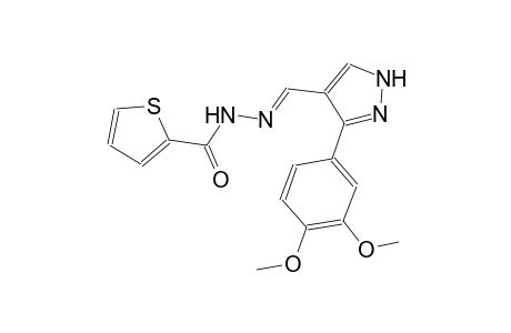 N'-{(E)-[3-(3,4-dimethoxyphenyl)-1H-pyrazol-4-yl]methylidene}-2-thiophenecarbohydrazide