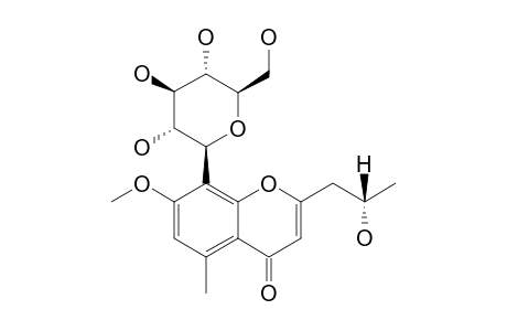 8-C-GLUCOPYRANOSYL-7-O-METHYL-(S)-ALOESOL