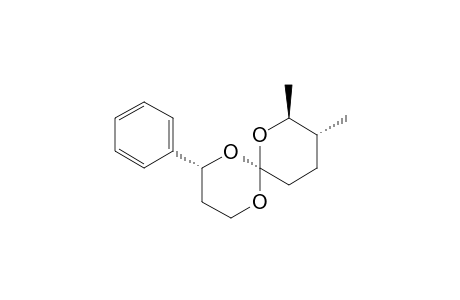 (4R,6R,8S,9R)-4-Phenyl-8,9-dimethyl-1,5,7-trioxaspiro[5.5]undecane