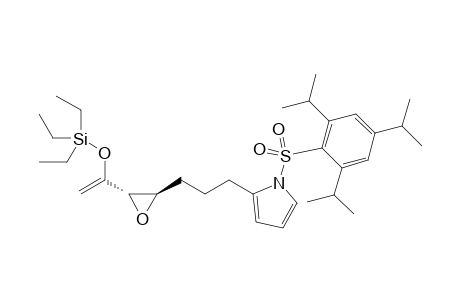 2-(3-((2R*,3S*)-3-(1-(Triethylsiloxy)vinyl)oxiran-2-yl)propyl)-1-((2,4,6-triisopropylphenyl)sulfonyl)-1H-pyrrole