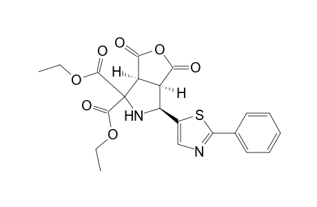 4H-Furo[3,4-c]pyrrole-4,4-dicarboxylic acid, hexahydro-1,3-dioxo-6-(2-phenyl-5-thiazolyl)-, diethyl ester, (3a.alpha.,6.beta.,6a.alpha.)-