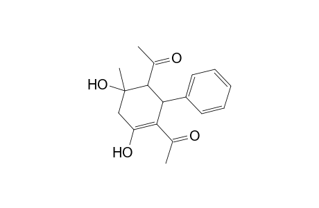 1,5-Dihydroxy-2,4-diacetyl-3-phenyl-5-methyl-cyclohexene