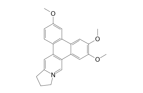TYLOPHORIDCINE_D;3,6,7-TRIMETHOXY-9-(10),13A-(14)-DEHYDROPHENANTHROINDOLIZIDINIUM_CHLORIDE