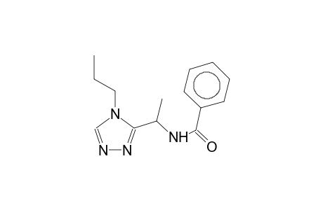 1,2,4-(4H)-Triazole, 3-(1-benzoylamino)ethyl-4-propyl-