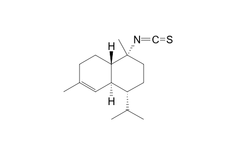 (1-S,6-S,7-R,10-R)-10-EPI-10-ISOTHIOCYANATO-4-CADINENE