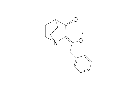 (Z)-2-(1-METHOXY-2-PHENYLETHYLIDENE)-QUINUClIDIN-3-ONE