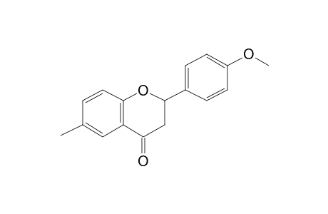 2-(p-Methoxyphenyl)-6-methyl-4-chromanone