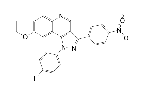 ethyl 1-(4-fluorophenyl)-3-(4-nitrophenyl)-1H-pyrazolo[4,3-c]quinolin-8-yl ether