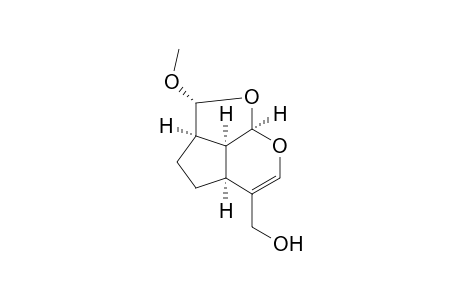 (2R,2aR,4aS,7aR,7bS)-2-(methoxy)-5-hydroxymethyl-2a,3,4,4a,7a,7b-hexahydro-2H-1,7-dioxacyclopenta[c,d]indene