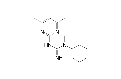 N-cyclohexyl-N'-(4,6-dimethyl-2-pyrimidinyl)-N-methylguanidine