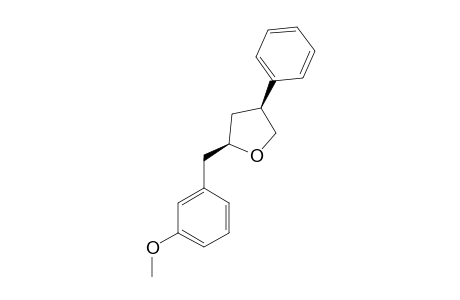 2-(3-METHOXYBENZYL)-4-PHENYLTETRAHYDROFURAN;MAJOR_DIASTEREOMER
