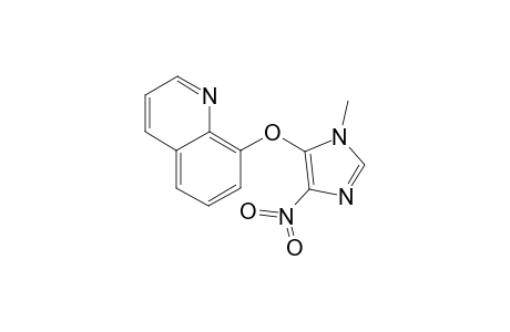 8-[(1-Methyl-4-nitro-1H-imidazol-5-yl)oxy]quinoline