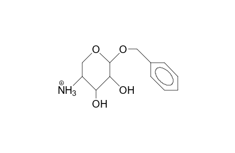 Benzyl 4-ammonium-4-deoxy-pyranoside cation