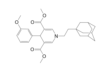 1-[2-(1-adamantyl)ethyl]-4-(3-methoxyphenyl)-4H-pyridine-3,5-dicarboxylic acid dimethyl ester