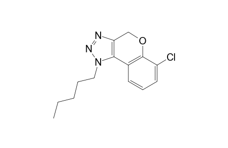 6-Chloro-1-n-pentyl-1,4-dihydrochromeno[4,3-d]-1,2,3-triazole