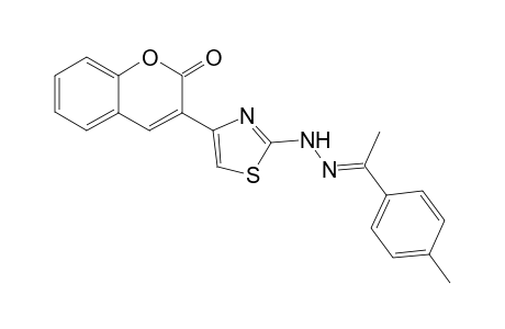 [3-(2-hydrazino-4-thiazolyl)coumarino](4-methylphenyl)methylmethine