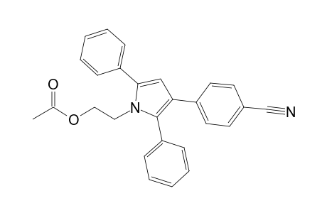 2-[3-(4-Cyanophenyl)-2,5-diphenyl-1H-pyrrol-1-yl]ethyl acetate
