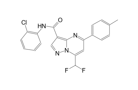 N-(2-chlorophenyl)-7-(difluoromethyl)-5-(4-methylphenyl)pyrazolo[1,5-a]pyrimidine-3-carboxamide