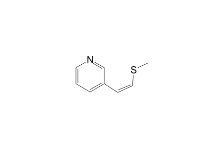 (Z)-3-[2-(Methylsulfanyl)-1-ethenyl]pyridine
