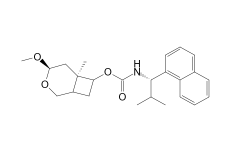(1S-(1.alpha.,4.beta.,6.alpha.,8.beta.(S*)))-2,2,6-Trimethyl-4-methoxy-3-oxabicyclo(4.2.0)octan-7-yl N-(1-(1-naphthyl)ethyl)carbamate