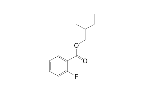 2-Fluorobenzoic acid, 2-methylbutyl ester