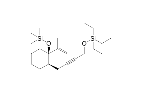 rel-Triethyl((4-((1R,2R)-2-(isopropenyl)-2-((trimethylsilyl)-oxy)cyclohexyl)but-2-yn-1-yl)oxy)silane