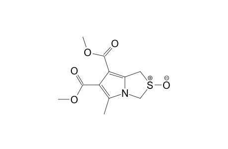 Dimethyl 5-methyl-1H,3H-pyrrolo[1,2-c]thiazole-6,7-dicarboxylate 2-oxide