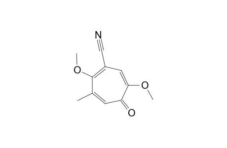 4-Cyano-2,5-dimethoxy-6-methyltropone