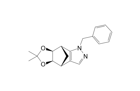 (4R,5R,6S,7S)-5,6-Isopropylidenedioxy-1-benzyl-4,5,6,7-tetrahydro-4,7-methano-1H-indazole