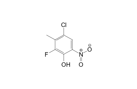 4-Chloro-2-fluoro-3-methyl-6-nitrophenol