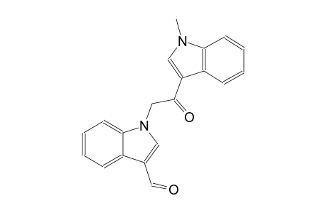 1H-indole-3-carboxaldehyde, 1-[2-(1-methyl-1H-indol-3-yl)-2-oxoethyl]-