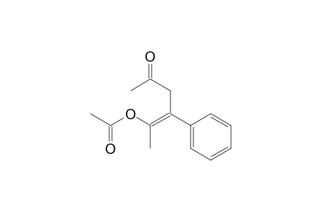 (1E)-1-Methyl-4-oxo-2-phenyl-1-pentenyl acetate