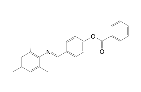 4-[(E)-(Mesitylimino)methyl]phenyl benzoate