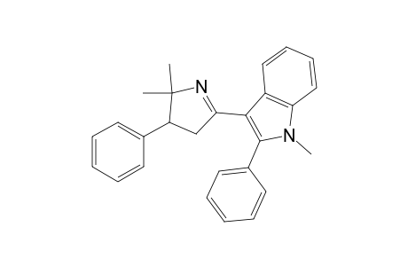 5,5-Dimethyl-2-(1'-methyl-2'-phenylindol-3'-yl)-4-phenyl-1-pyrroline