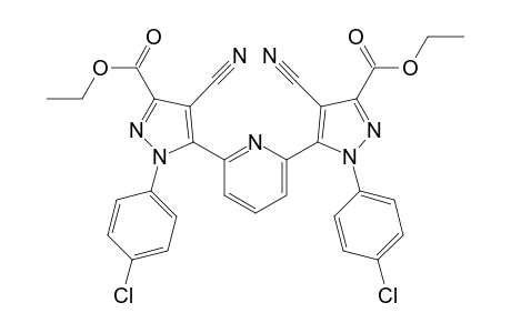 2,6-Bis[1-(4-chlorophenyl)-4-cyano-3-ethoxycarbonyl-1H-pyrazol-5-yl]pyridine
