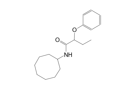 N-cyclooctyl-2-phenoxybutanamide