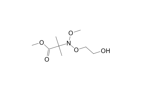 Methyl 2-[(2-hydroxyethoxy)(methoxy)amino]-2-methylpropanoate