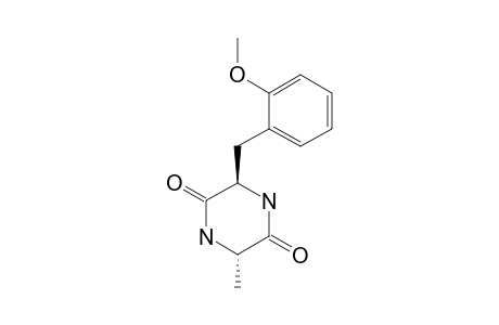 3S-(2-METHOXY-BENZYL)-6R-METHYL-PIPERAZINE-2,5-DIONE