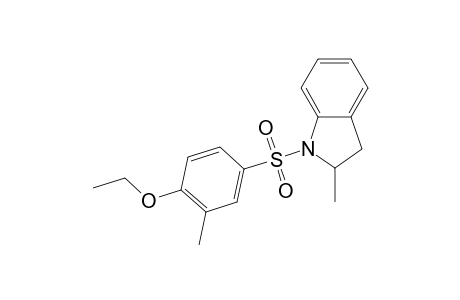 1-[(4-ethoxy-3-methylphenyl)sulfonyl]-2-methylindoline