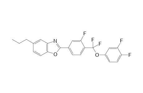 2-[4-[(3,4-difluorophenoxy)-difluoro-methyl]-3-fluoro-phenyl]-5-propyl-1,3-benzoxazole