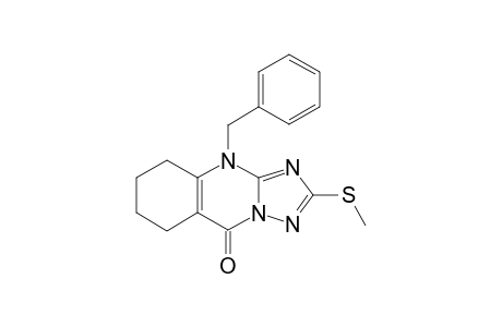 4-(benzyl)-2-(methylthio)-5,6,7,8-tetrahydro-[1,2,4]triazolo[5,1-b]quinazolin-9-one