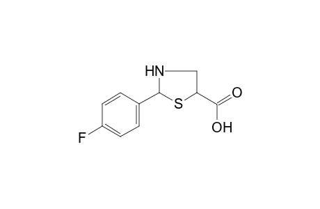 2-(4-Fluorophenyl)-1,3-thiazolidine-5-carboxylic acid