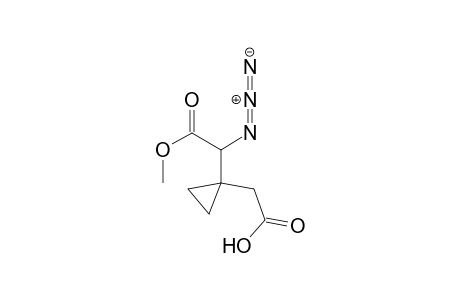 Methyl 2-azido-2-[1-(carboxymethyl)cyclopropyl]acetate