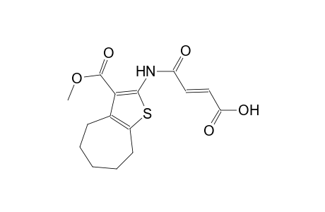 (2E)-4-{[3-(methoxycarbonyl)-5,6,7,8-tetrahydro-4H-cyclohepta[b]thien-2-yl]amino}-4-oxo-2-butenoic acid