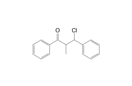 3-Chloranyl-2-methyl-1,3-diphenyl-propan-1-one