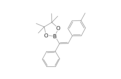 (E)-4,4,5,5-tetramethyl-2-(1-phenyl-2-p-tolylvinyl)-1,3,2-dioxaborolane