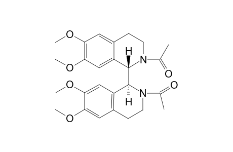2,2'-bis(Ethanoyl)-6,6',7,7'-tetramethoxy-1,1'-bis(1,2,3,4-tetrahydroisoquinoline)